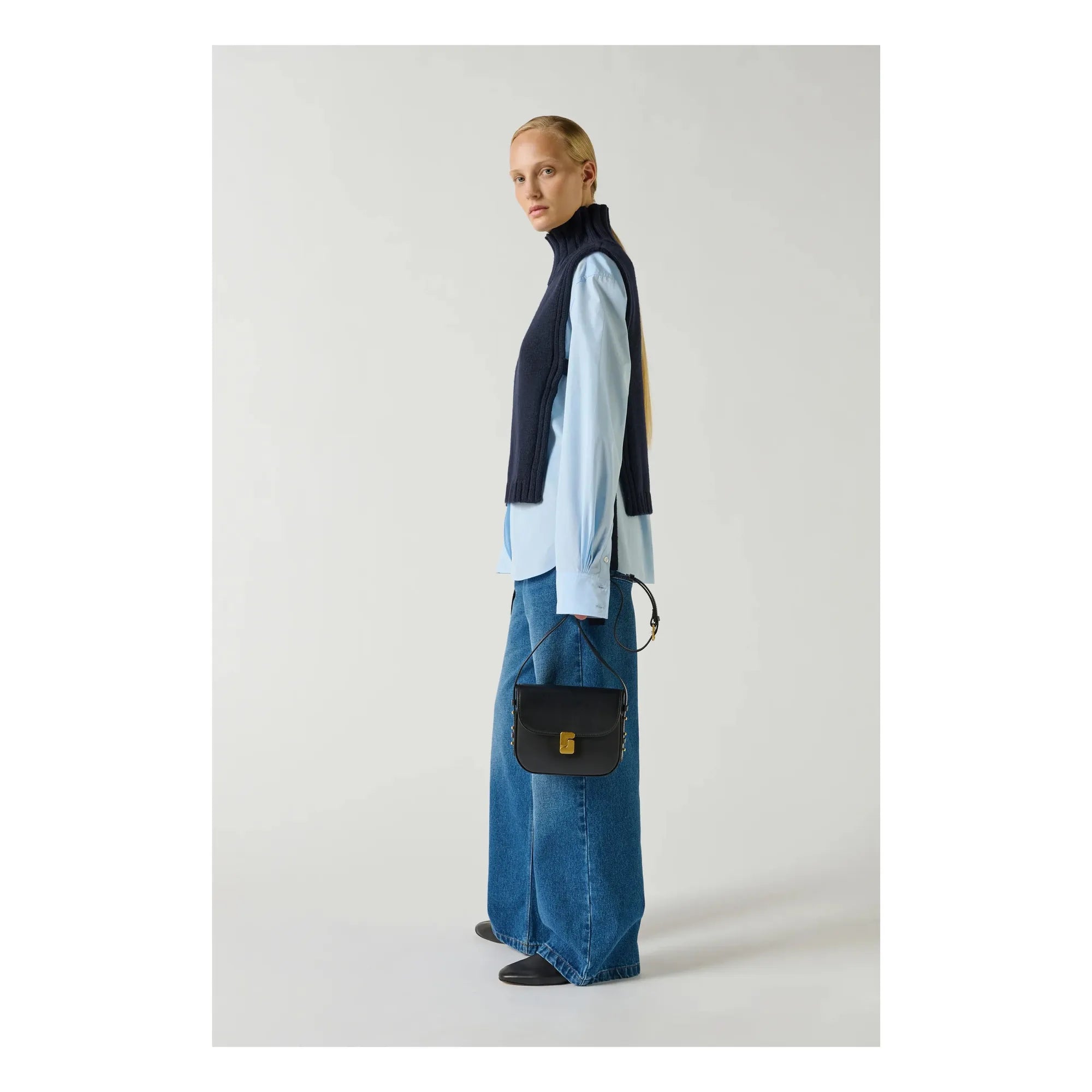Soeur - Bolso de cuero Bellissima | Negro