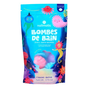 Nailmatic Kids - Bombas de Baño con Forma de Concha - Set de 2