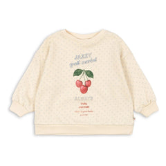 Konges Sløjd - Sudadera Loupy Pois de Algodón Orgánico | Crudo
