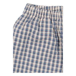 Konges Sløjd - Pantalones Cortos Kim de Algodón Orgánico a Cuadros | Azul