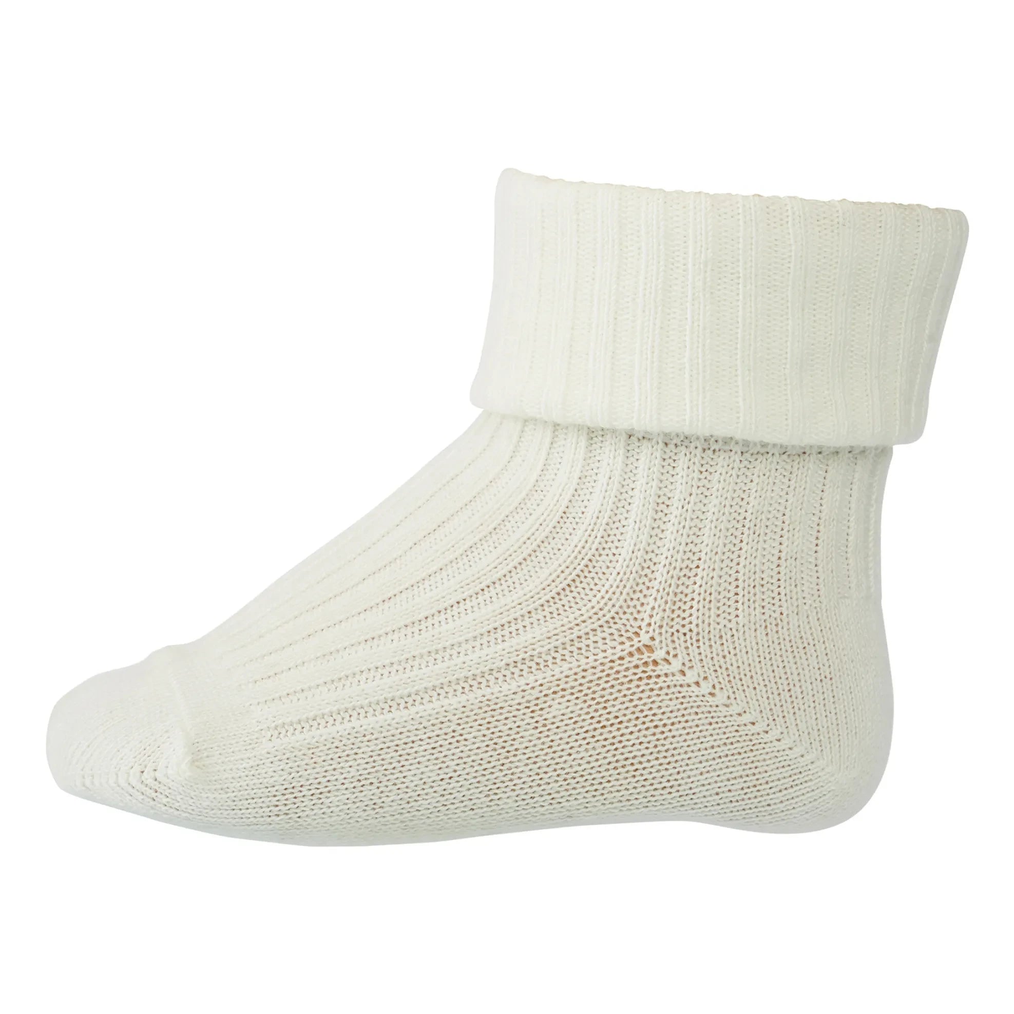 Mp Denmark - Calcetines de algodón acanalado | Blanco roto