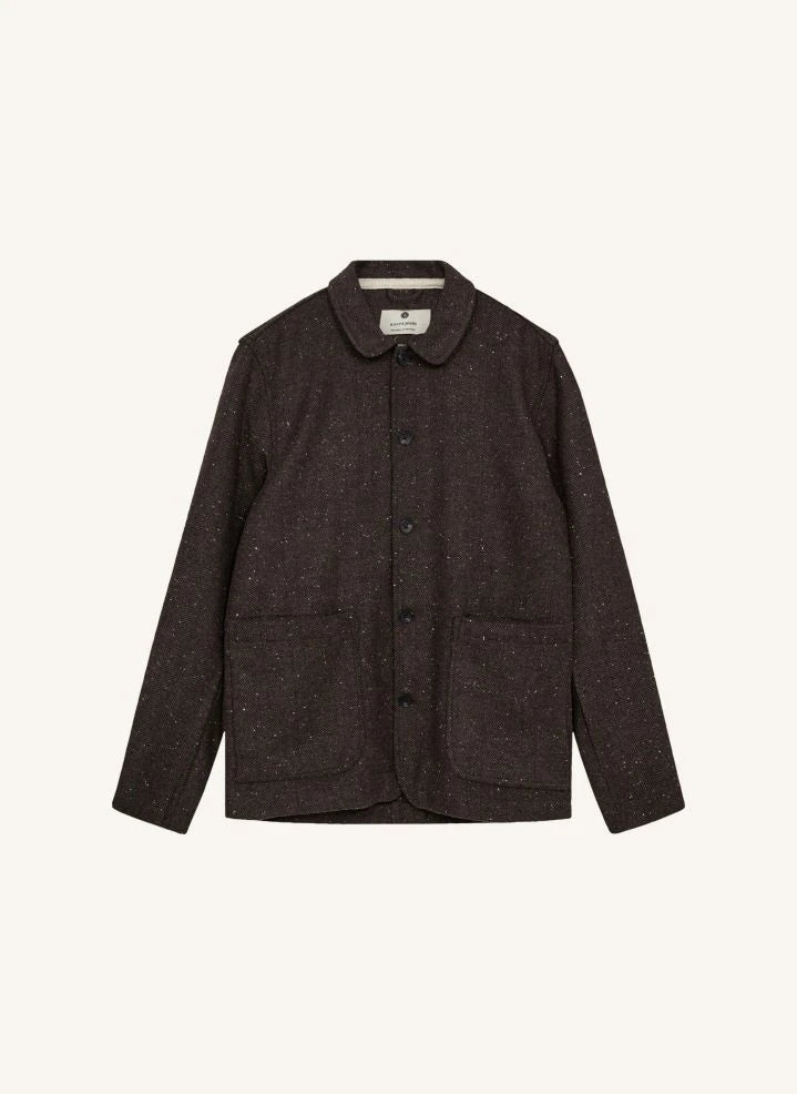 Anerkjendt - Camisa de Lana a Cuadros Akoscar | Gris