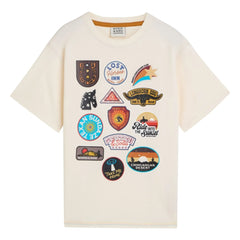 Scotch & Soda - Camiseta de algodón orgánico | Crudo