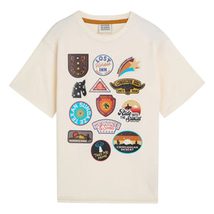 Scotch & Soda - Camiseta de algodón orgánico | Crudo
