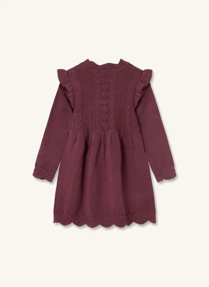 Fliink - Alilly Vestido de Punto | Burdeos