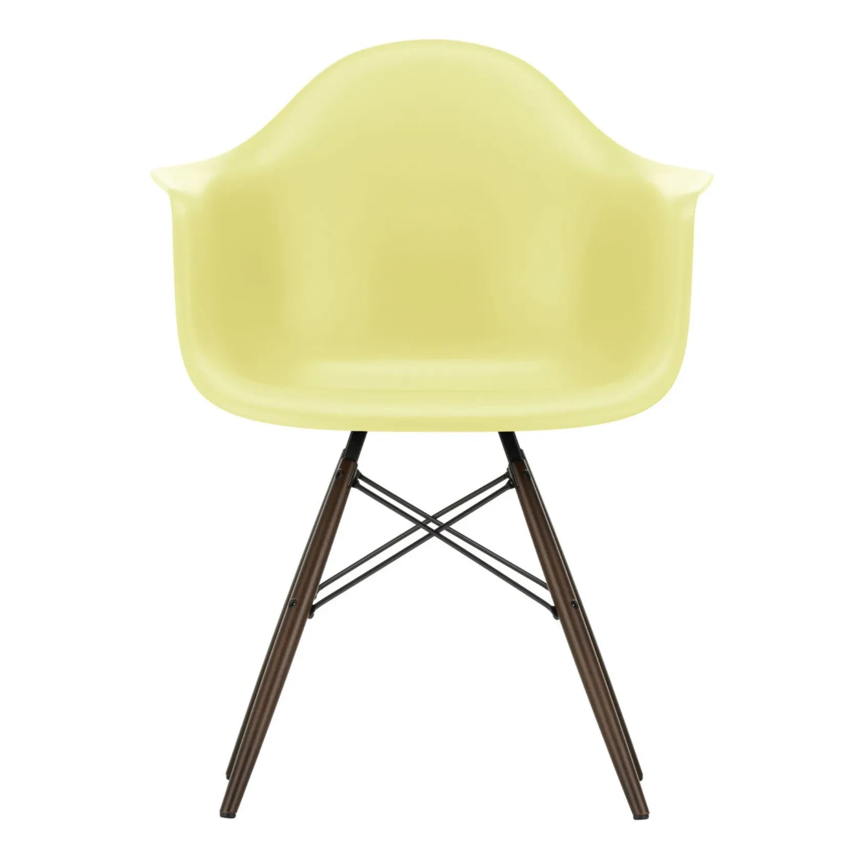 Vitra - Silla DAW - base de arce - Charles & Ray Eames | Amarillo limón