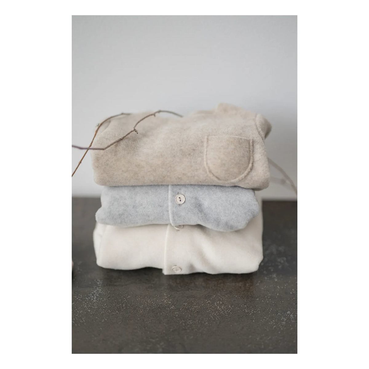 1+ en la familia - Chaqueta de bambú Ayala | Gris claro