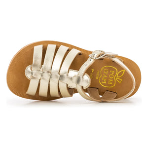 Pom d'Api - Sandalias Metálicas con Tiras Plagette | O