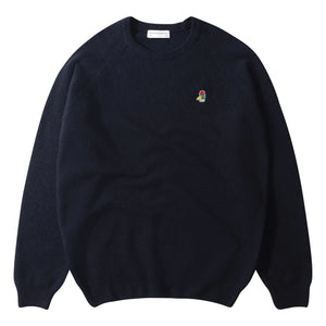 Edmmond Studios - Jersey de lana merino Light Special Duck | Azul marino