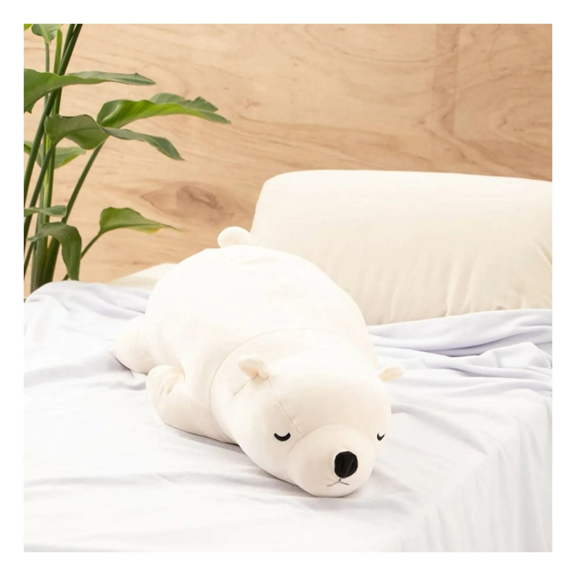 Nemu Nemu - Peluche de oso polar Shiro | Blanco
