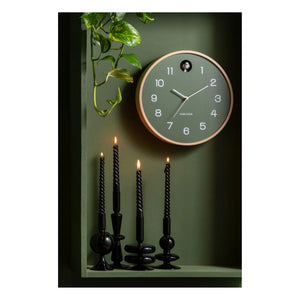 Present Time - Portavelas de doble aro Sparkle | Negro