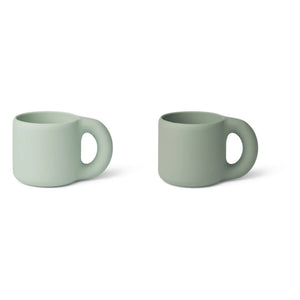 Liewood - Kylie Silikon Kupalar - 2'li Set | Soluk yeşil
