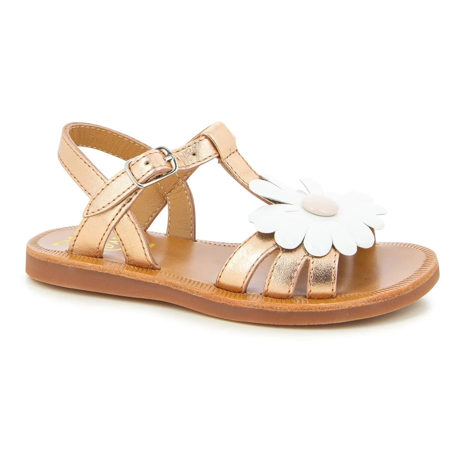 Sandalias Pom d'Api - Plagette Big Flo | Rosa dorado