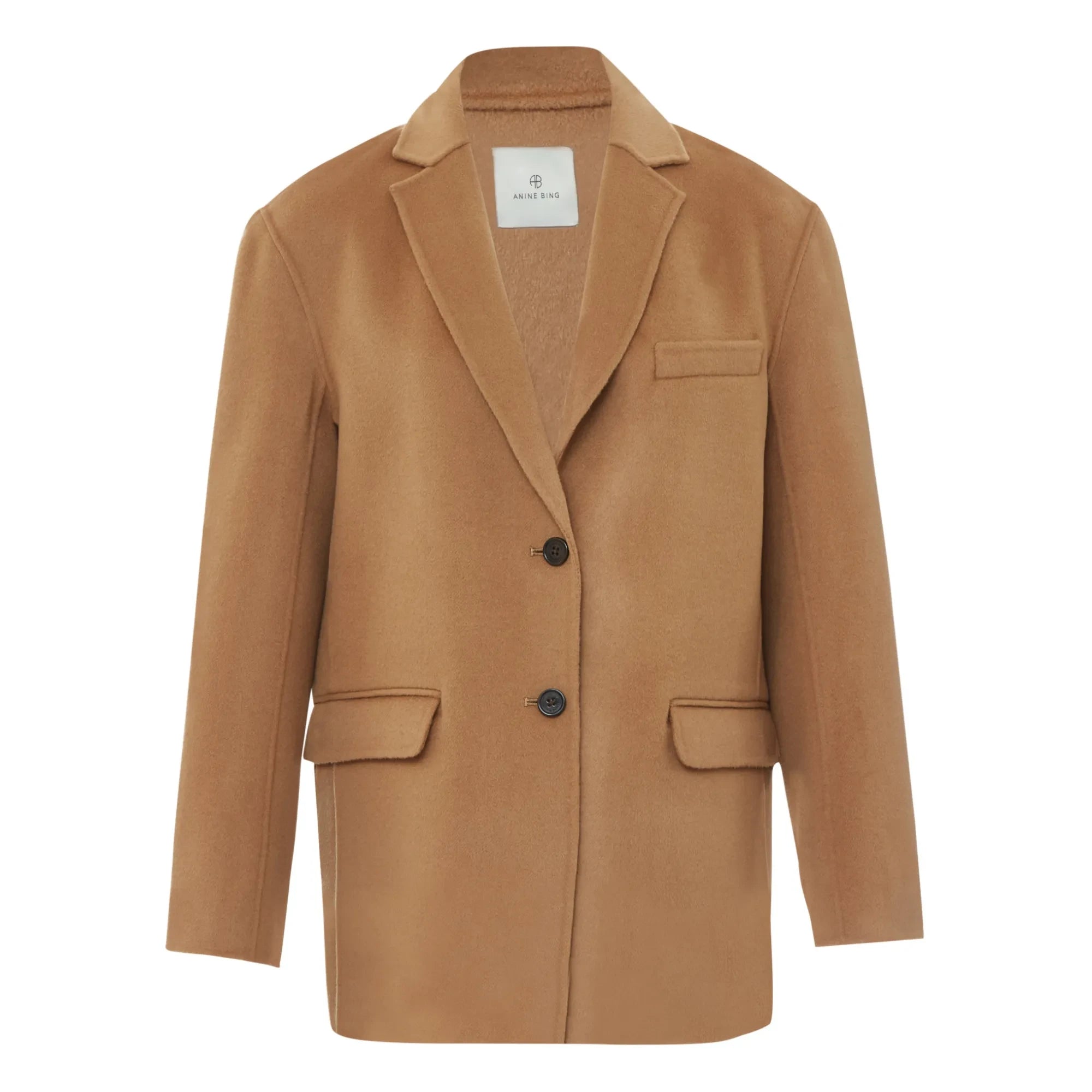 Anine Bing - Chaqueta de lana y cachemir Quinn | Pelo de camello