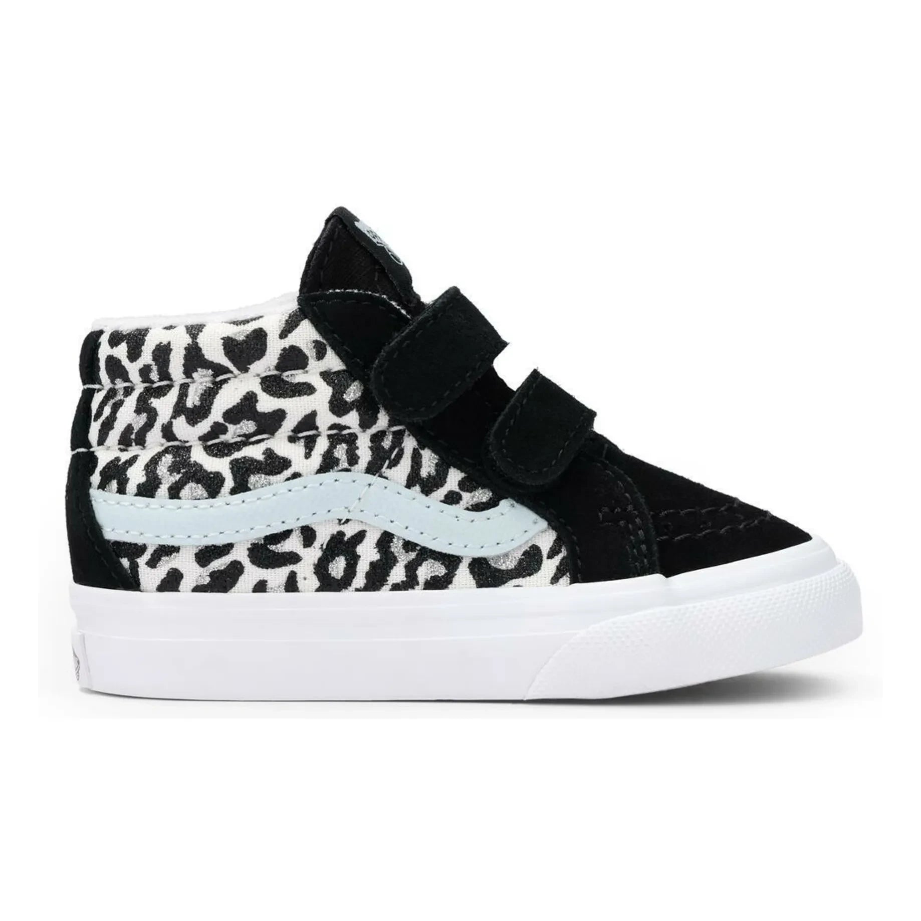 Vans - Zapatillas Scratch SK8-Mid Reissue V Glitter | Azul claro