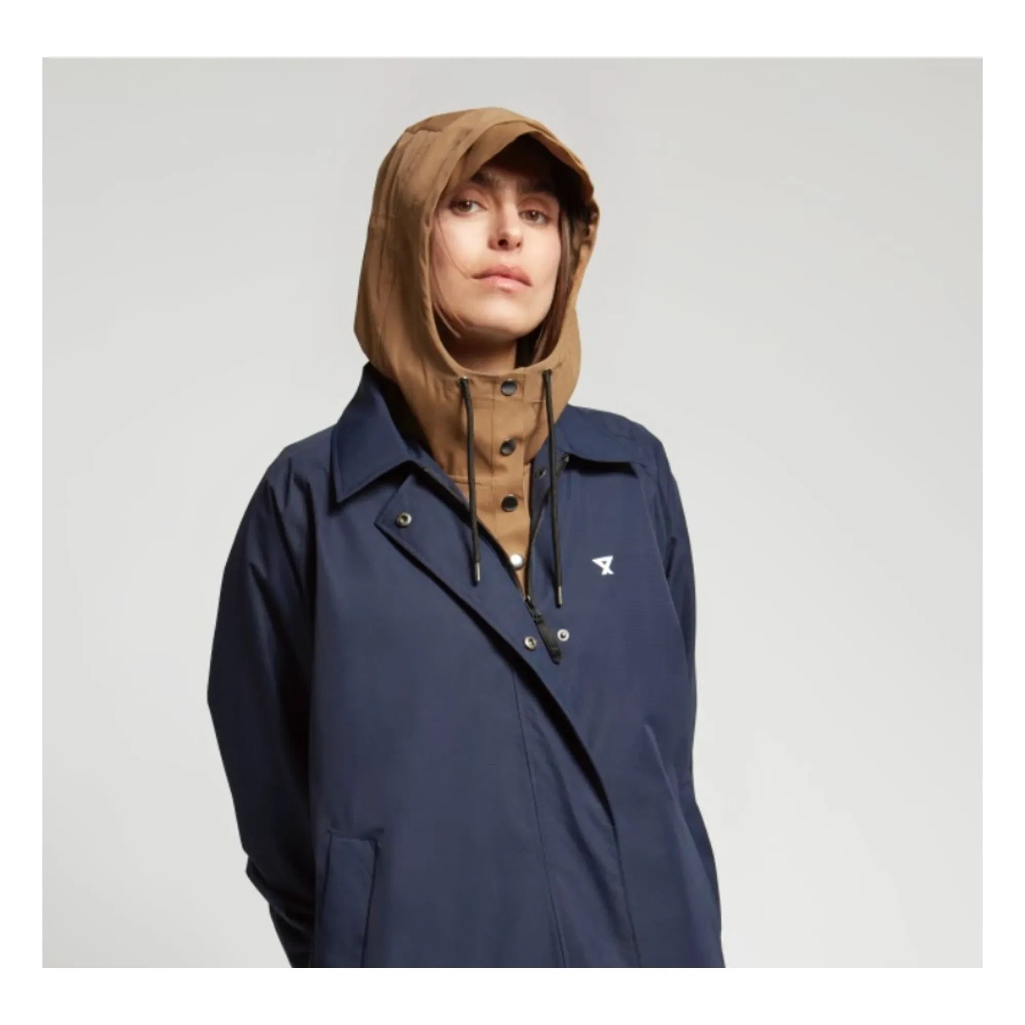 Fudoon - Sudadera con capucha impermeable | Camel