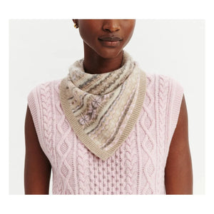 Bompard - Fair Isle Kaşmir Üçgen Atkı