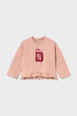 Blusa Mayoral de manga larga de algodón para niños