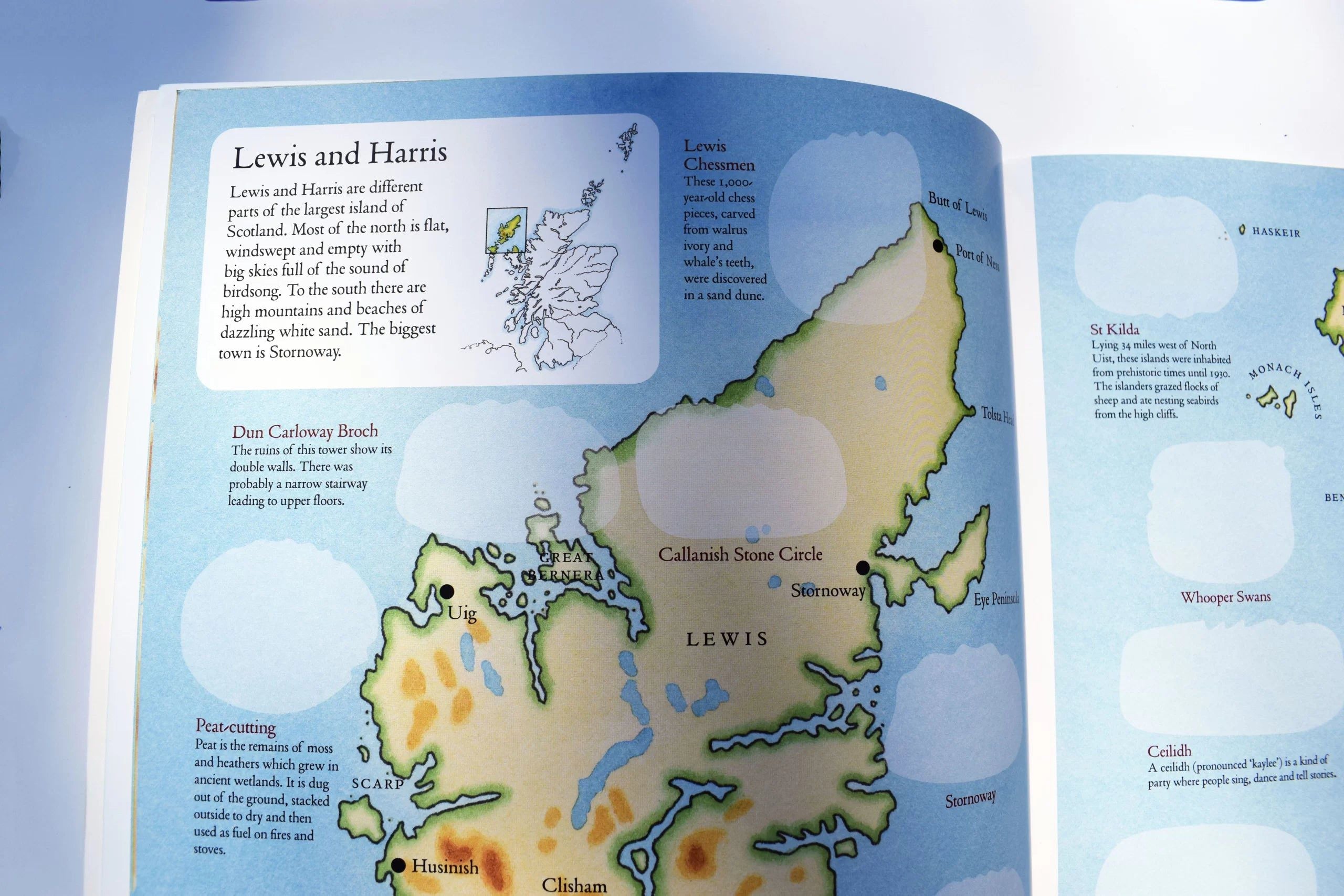 Birlinn - Atlas de pegatinas de Escocia
