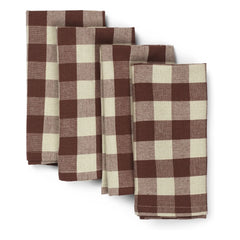 Ferm Living - Toallas Bothy - Set de 4 | Marrón