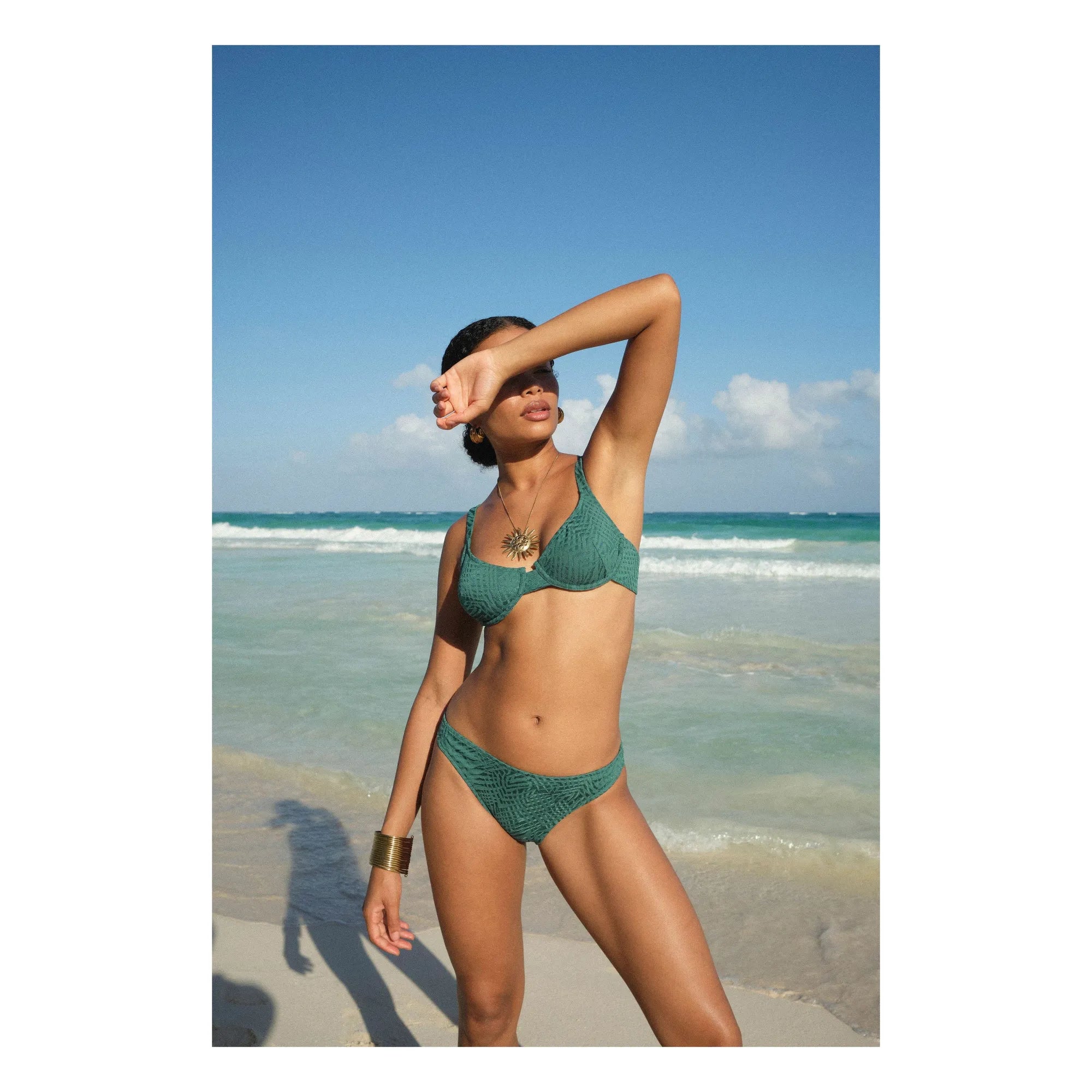Fresh & Salt - Brooke Palm Jersey Parte de abajo | Verde bosque