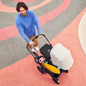 Bugaboo Donkey 5 Mono Pushchair - Grey Melange/Midnight Black-Strollers- | Natural Baby Shower
