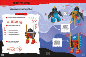 Buster Books - Libro de actividades e historias en inglés con figuras LEGO Ninjago