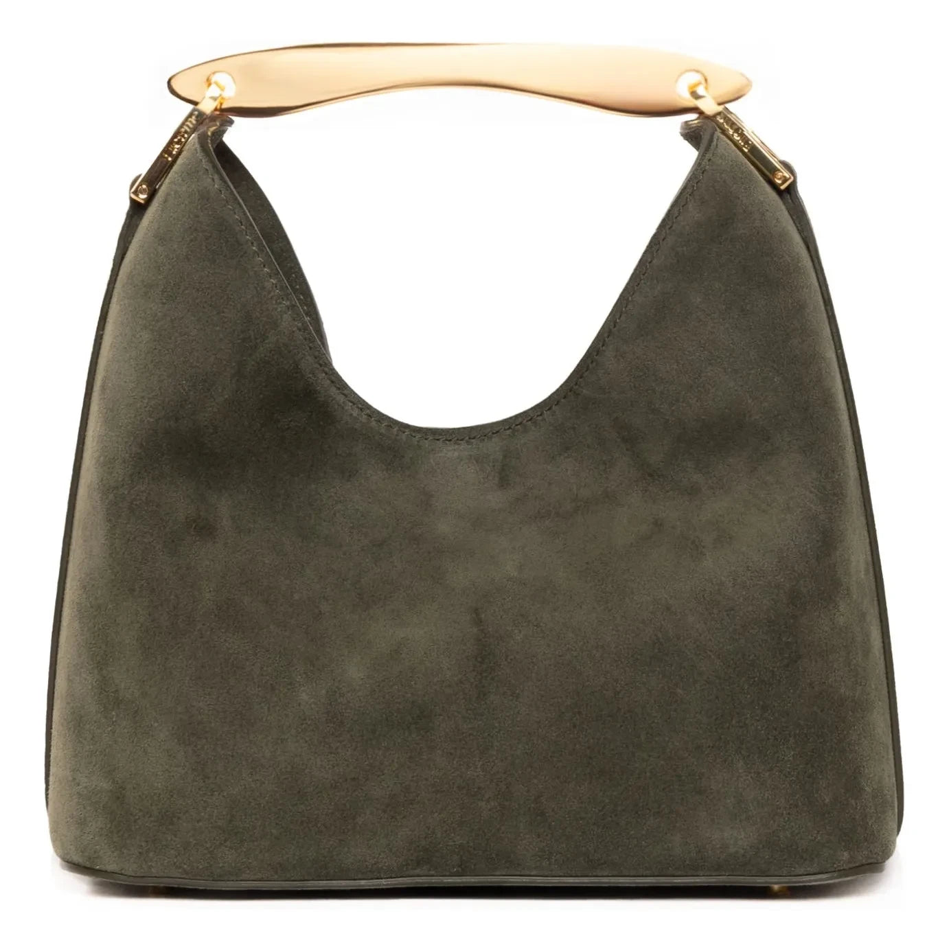 Elleme - Mini bolso boomerang en piel granulada | Caqui