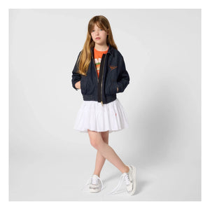 Zadig & Voltaire - Falda con volantes Dobby | Blanco