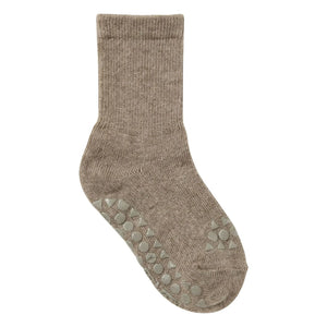 GOBABYGO - Calcetines Antideslizantes de Lana Merino | Camel