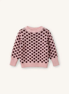 Fliink - Janie Hearts Suéter | Rosa