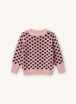 Fliink - Janie Hearts Suéter | Rosa