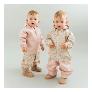 Wheat - Chardy Fleurie Chaqueta Impermeable de Fibra Reciclada | Albaricoque