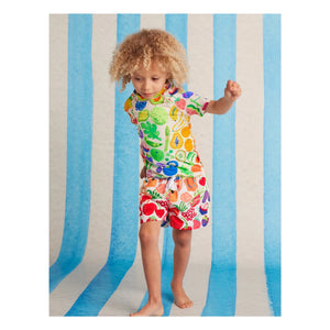 Halcyon Nights - Camiseta de baño de lycra de protección UV reciclada Fruit | Crudo