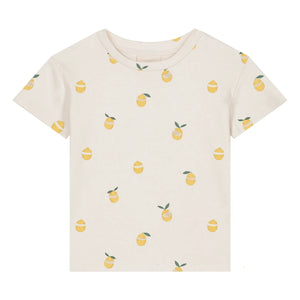 Studio Bohème - Camiseta de algodón orgánico Essential Lemons | Crudo
