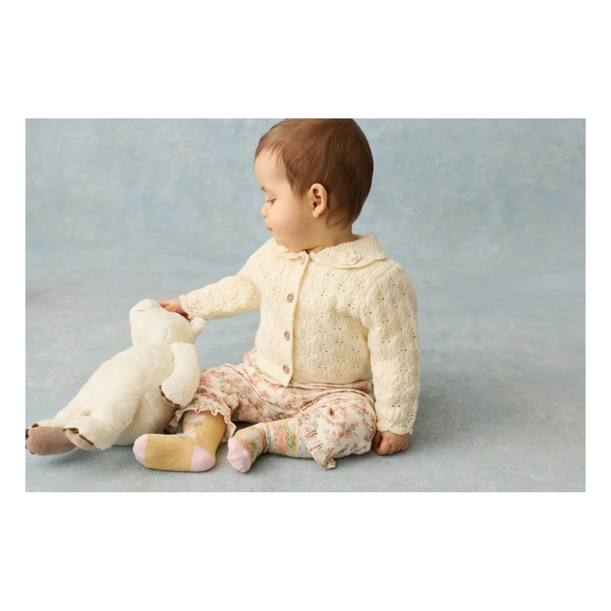 Louise Misha - Pantalón de algodón orgánico Floflo | Crema