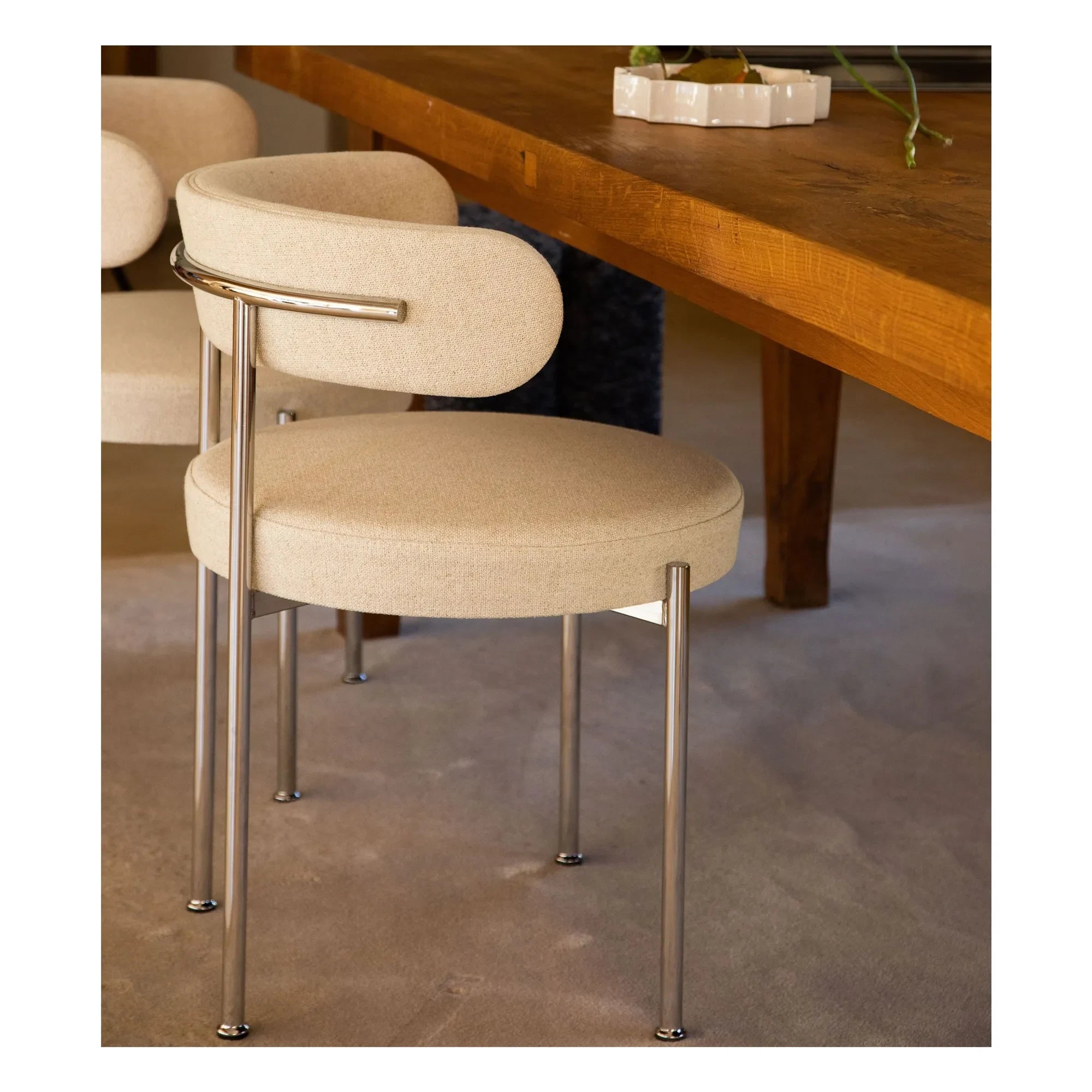 The Socialite Family - Silla Libera de tejido de punto | Beige