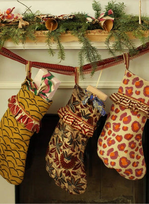 Doing Goods - Botas de Navidad de Algodón | Rosa