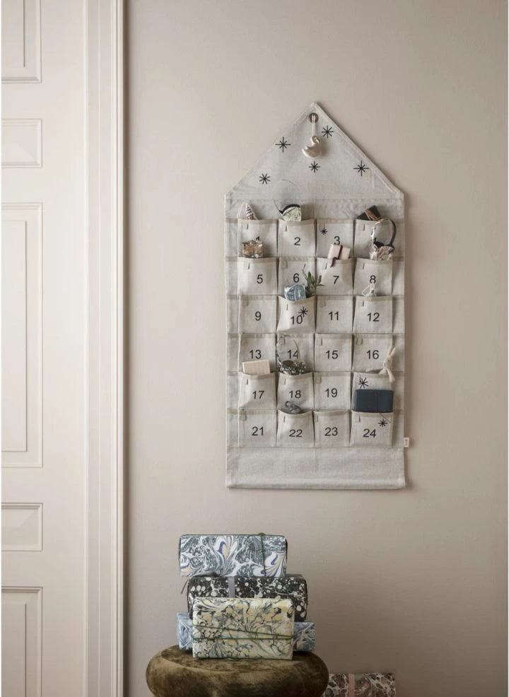 Ferm Living - Calendario de Adviento | Crema