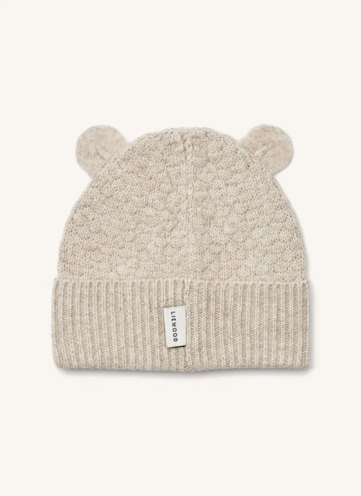Liewood - Gorro de gato de lana merino Miller | Crudo