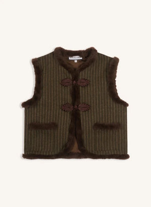 Maria de la Orden - Chaqueta de Lana de Viena | Marrón Taupe