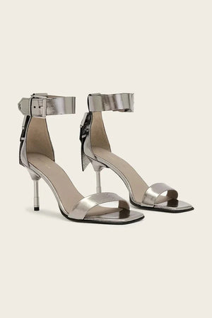 Sandalias de piel AllSaints Noir Mid Sandal