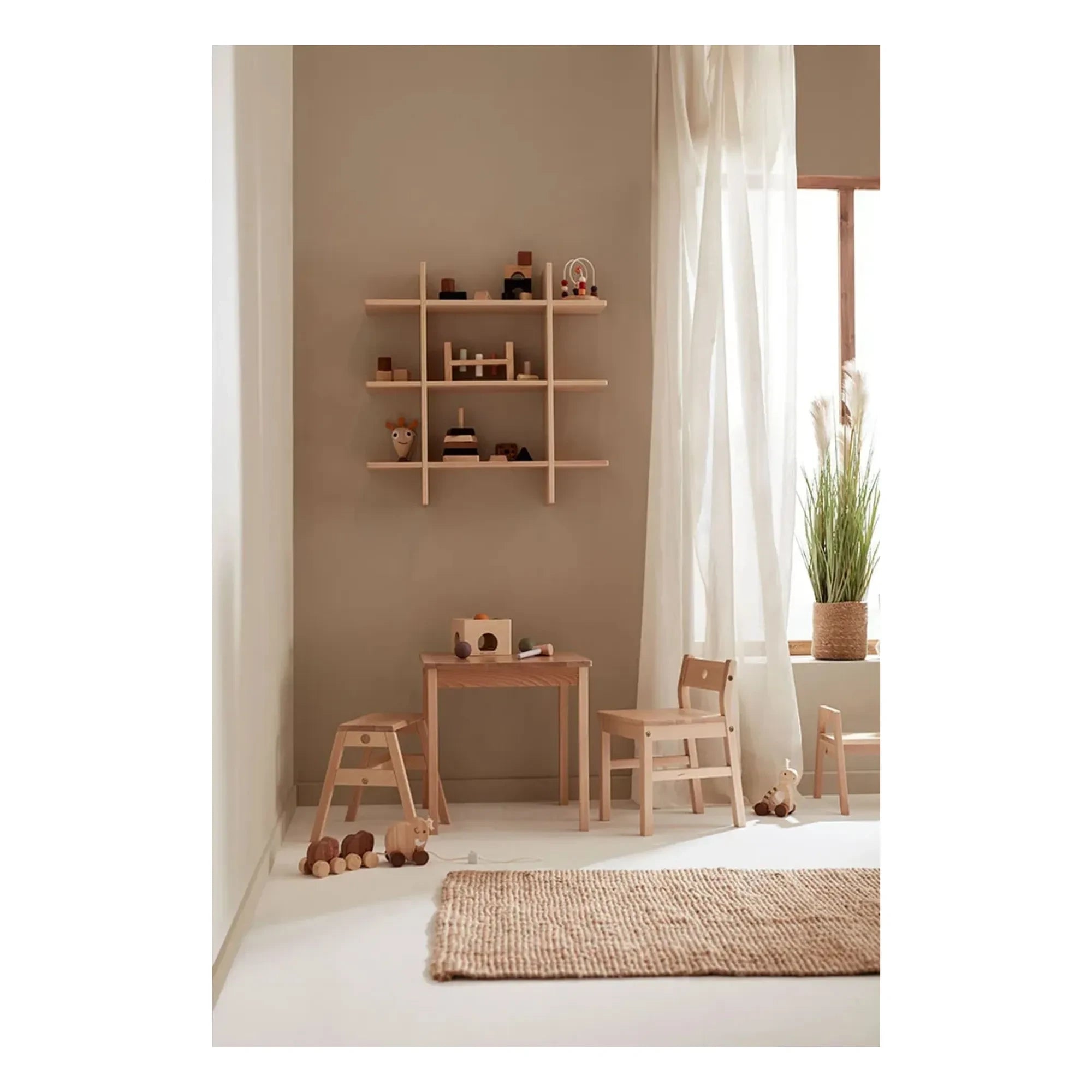 Kid's Concept - Estantería de pared Saga | Madera clara