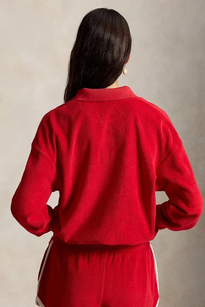 Sudadera de algodón Polo Ralph Lauren para mujer LT WT COTTON TERRY-KNT-POLO