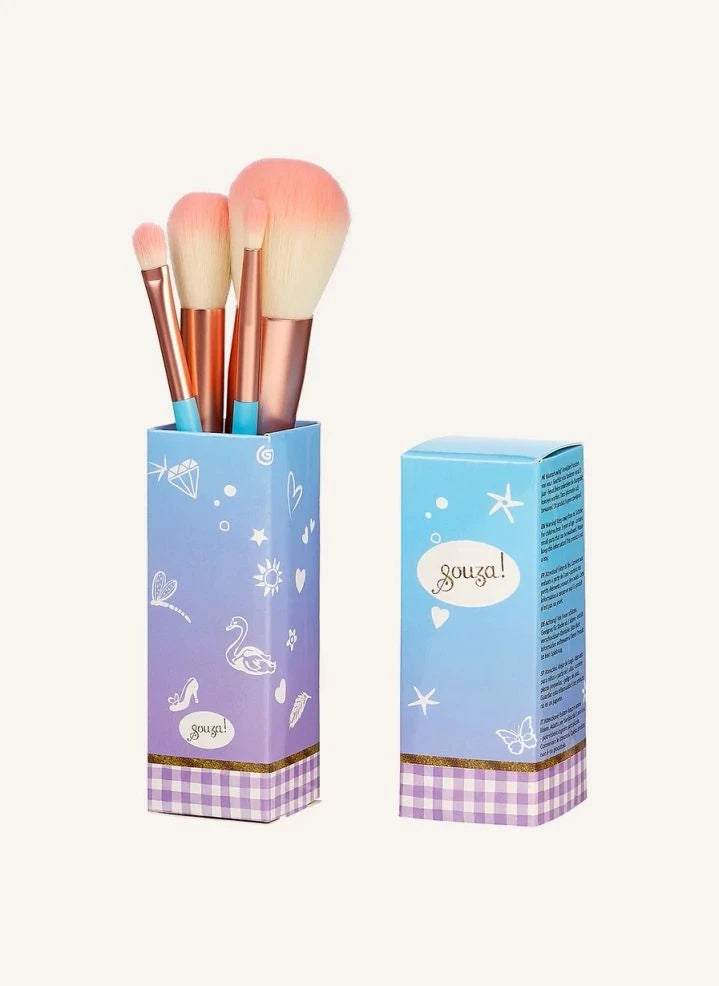 Souza - Pinceles de Maquillaje para Niños - Set de 4