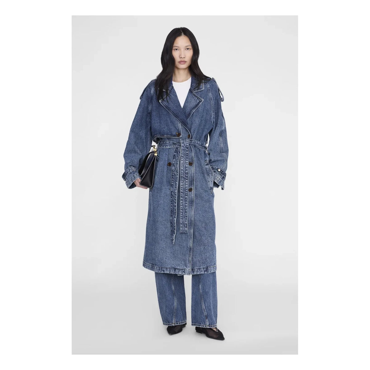 Anine Bing - Trenca Denim Rickie | Azul