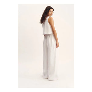 Posse - Pantalones Parker Chain | Marfil