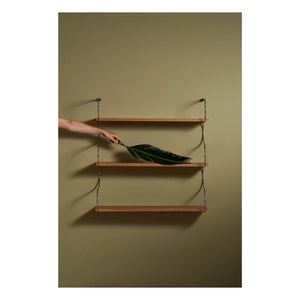 Schneid Studio - Estante de roble Onda | Cromo