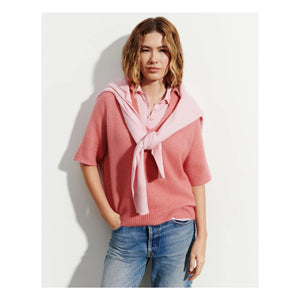Bompard - Polo de alpaca y cachemira de seda | Rosa caramelo