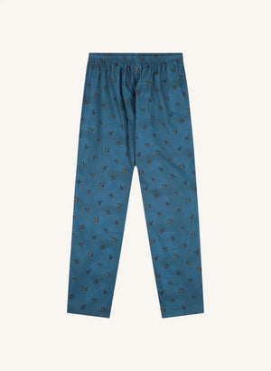 Pockies - Ördek Pijama Pantolonu | Tavus Kuşu Mavisi